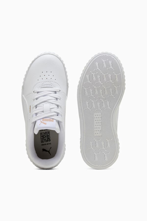 Carina 3.0 Sneakers Kids, PUMA White-PUMA Gold, extralarge