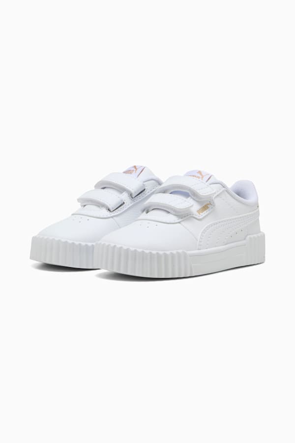 Carina 3.0 Sneakers Toddler, PUMA White-PUMA Gold, extralarge-GBR