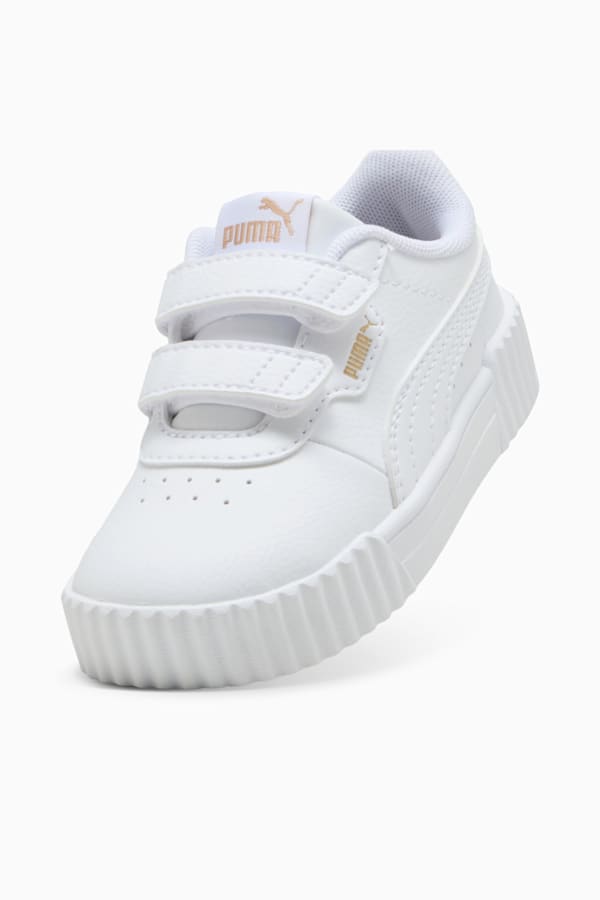 Carina 3.0 Sneakers Toddler, PUMA White-PUMA Gold, extralarge-GBR