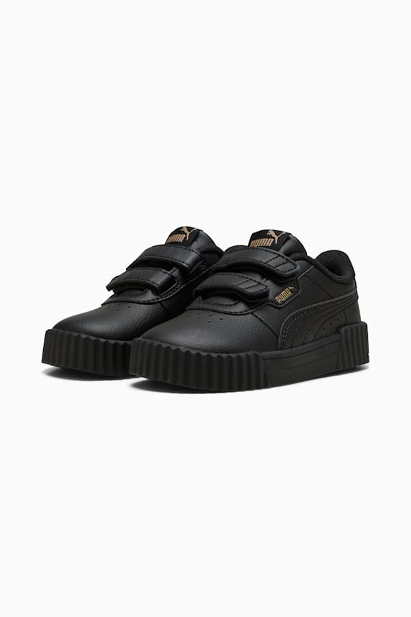 Carina 3.0 Sneakers Toddler, PUMA Black-PUMA Gold, extralarge-GBR