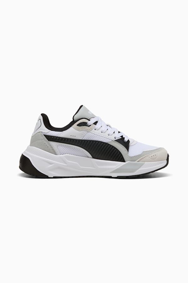 Trinity 2 Sneakers Youth, PUMA White-PUMA Black-Cool Light Gray, extralarge-GBR