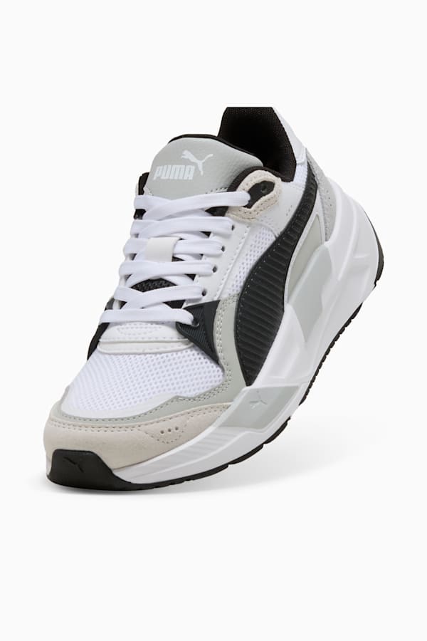 Trinity 2 Sneakers Youth, PUMA White-PUMA Black-Cool Light Gray, extralarge-GBR