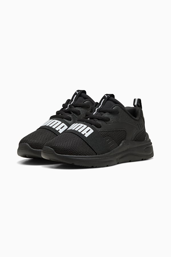 Soft Wired 2 Sneakers Kids, PUMA Black-PUMA White, extralarge-GBR
