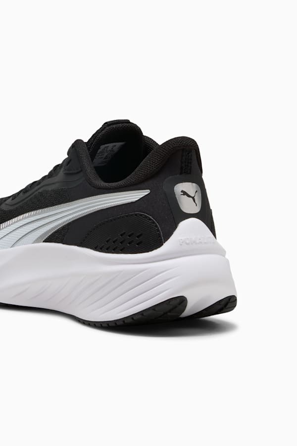 Pounce Lite Running Shoes Youth, PUMA Black-PUMA White-PUMA Silver, extralarge-GBR
