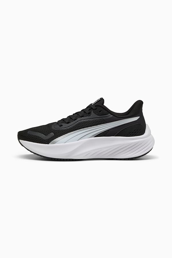Pounce Lite Running Shoes Youth, PUMA Black-PUMA White-PUMA Silver, extralarge-GBR