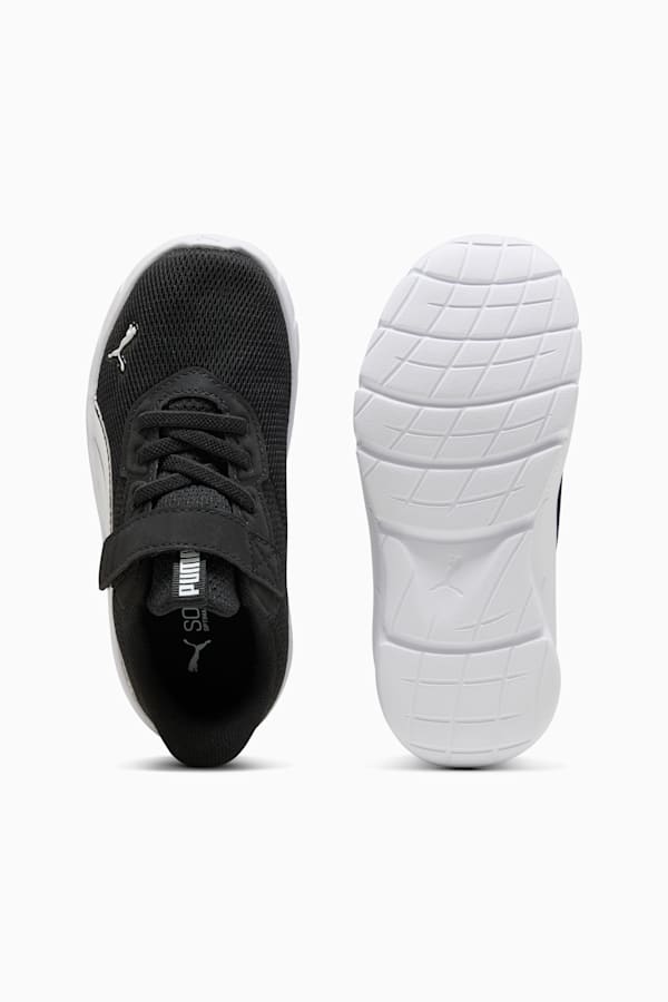 FlexFocus Modern Running Shoes Kids, PUMA Black-PUMA White, extralarge