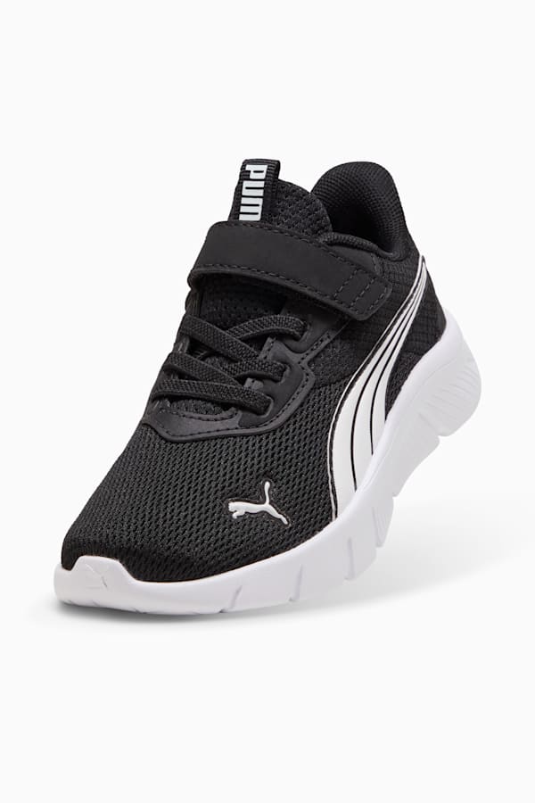 FlexFocus Modern Running Shoes Kids, PUMA Black-PUMA White, extralarge