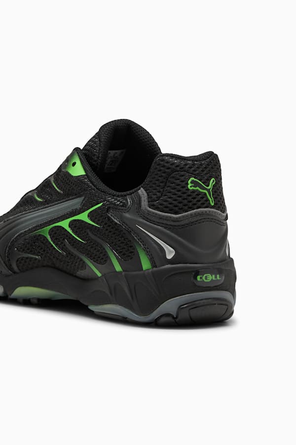 Inhale Sneakers Unisex, PUMA Black-Green Glare, extralarge