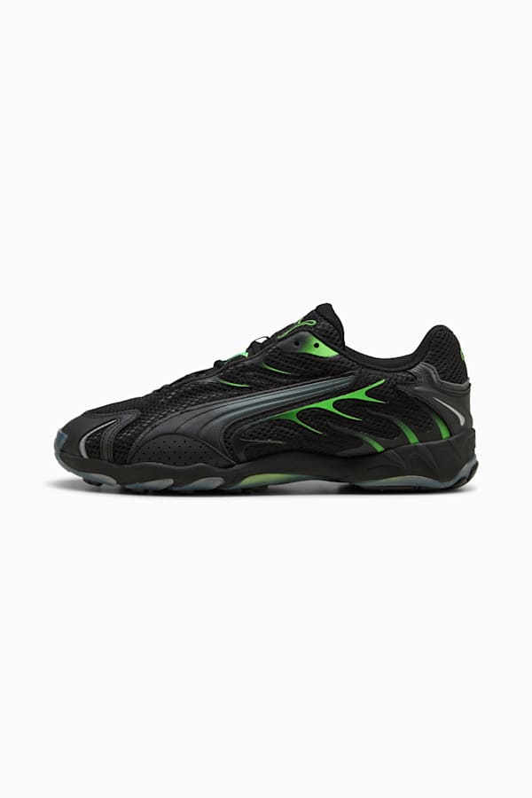 Inhale Sneakers Unisex, PUMA Black-Green Glare, extralarge