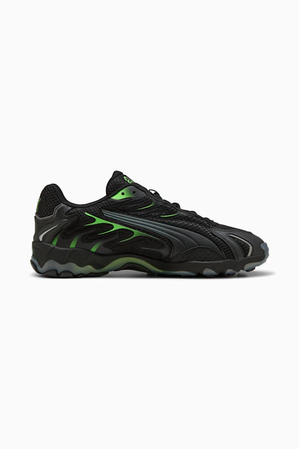 Inhale Sneakers Unisex, PUMA Black-Green Glare, extralarge
