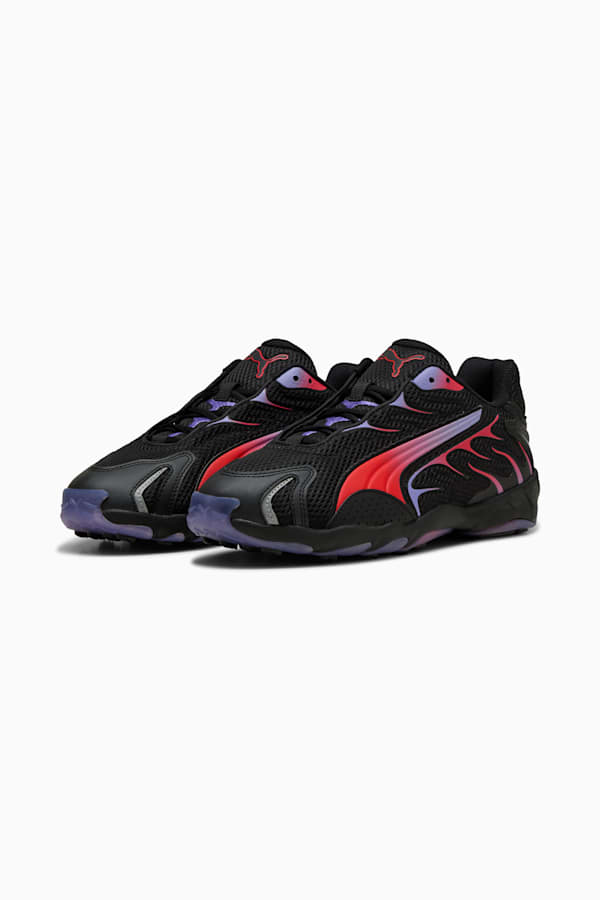 Inhale Sneakers Unisex, PUMA Black-PUMA Red, extralarge