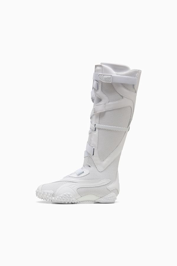 Mostro Leather Boots Women, PUMA White, extralarge