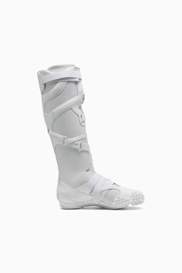 Mostro Leather Boots Women, PUMA White, extralarge