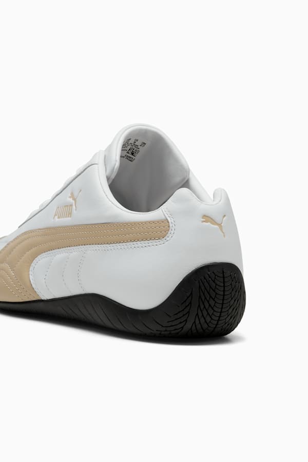 Speedcat Leather Sneakers Unisex, PUMA White-Toasted Almond, extralarge