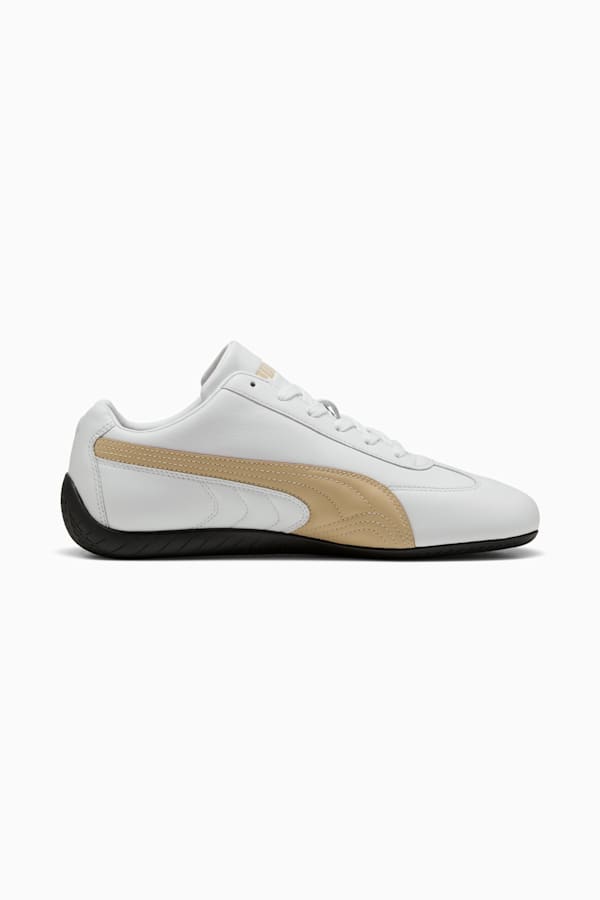 Speedcat Leather Sneakers Unisex, PUMA White-Toasted Almond, extralarge