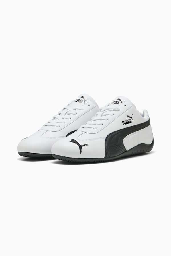 Speedcat Leather Sneakers Unisex, PUMA White-PUMA Black, extralarge
