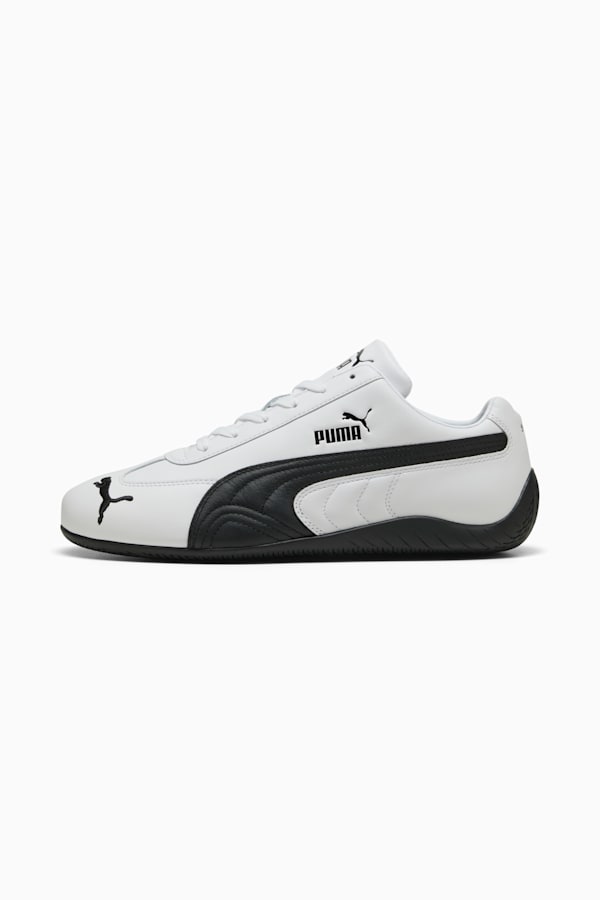 Speedcat Leather Sneakers Unisex, PUMA White-PUMA Black, extralarge