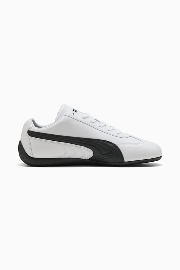 Speedcat Leather Sneakers Unisex, PUMA White-PUMA Black, extralarge
