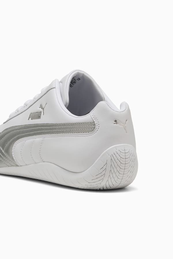 Speedcat Leather Sneakers Unisex, PUMA White-PUMA Silver, extralarge