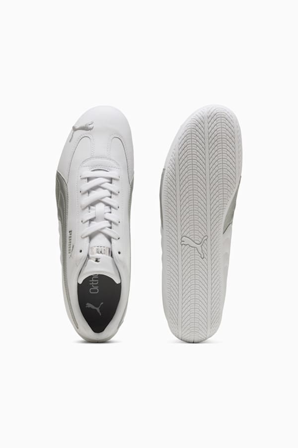 Speedcat Leather Sneakers Unisex, PUMA White-PUMA Silver, extralarge