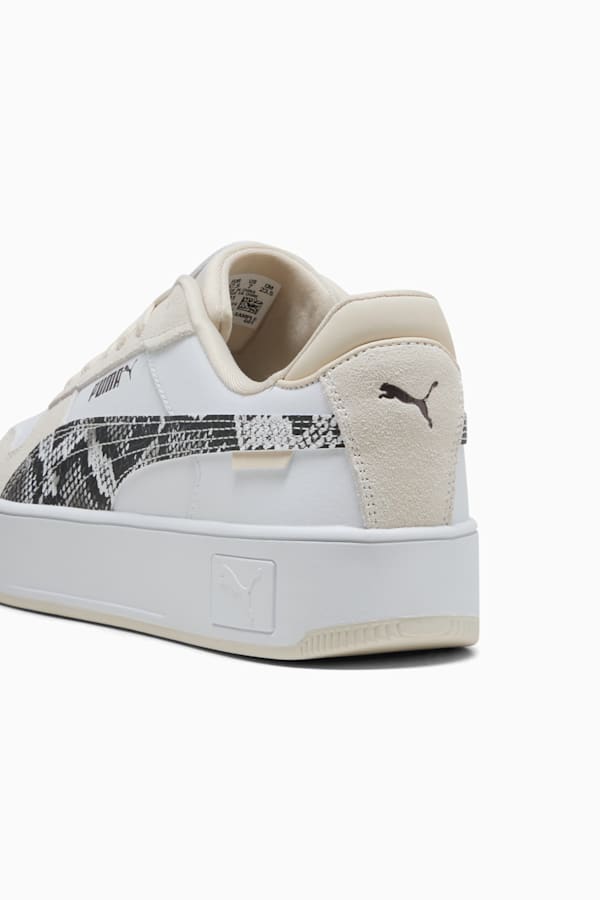 Carina Street Snake Chic Sneakers Women, PUMA White-PUMA Black-Alpine Snow, extralarge