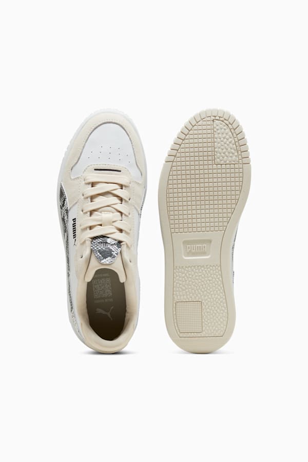 Carina Street Snake Chic Sneakers Women, PUMA White-PUMA Black-Alpine Snow, extralarge