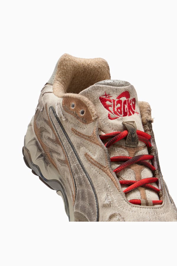 A$AP ROCKY x PUMA Inhale Distressed Canvas Sneakers Unisex, Alpine Snow-PUMA Silver-Sand Dune, extralarge