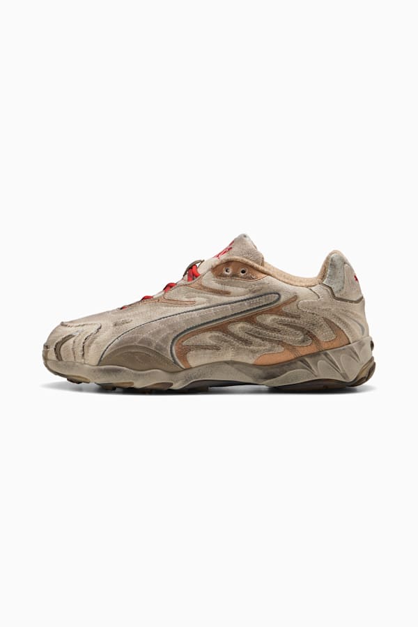 A$AP ROCKY x PUMA Inhale Distressed Canvas Sneakers Unisex, Alpine Snow-PUMA Silver-Sand Dune, extralarge