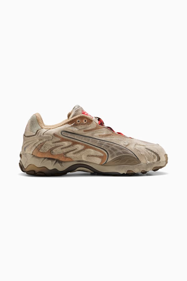 A$AP ROCKY x PUMA Inhale Distressed Canvas Sneakers Unisex, Alpine Snow-PUMA Silver-Sand Dune, extralarge