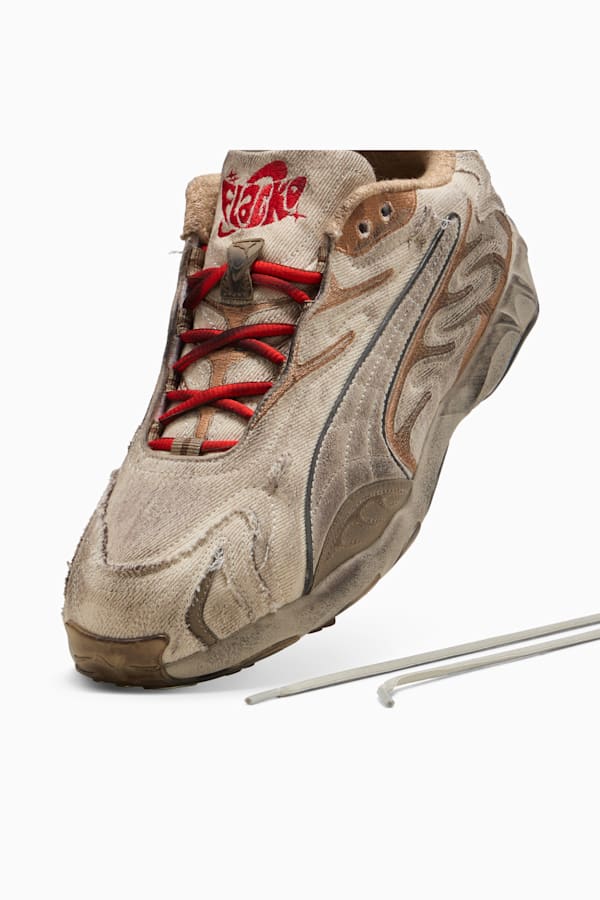 A$AP ROCKY x PUMA Inhale Distressed Canvas Sneakers Unisex, Alpine Snow-PUMA Silver-Sand Dune, extralarge