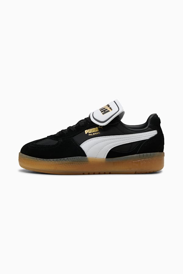 Palermo Moda Tongue Sneakers Women, PUMA Black-PUMA White, extralarge-GBR