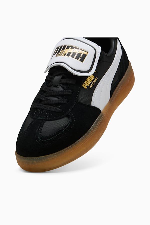 Palermo Moda Tongue Sneakers Women, PUMA Black-PUMA White, extralarge-GBR