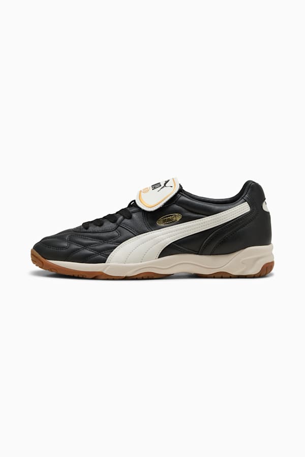King Indoor Sneakers Unisex, PUMA Black-Warm White, extralarge