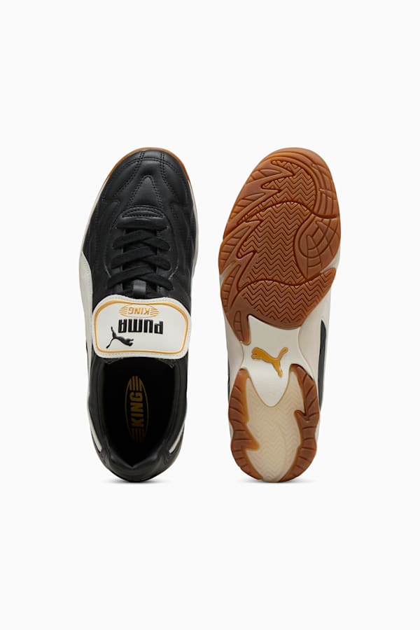 King Indoor Sneakers Unisex, PUMA Black-Warm White, extralarge