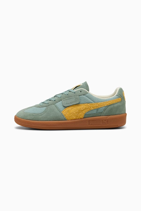 Palermo Weathered Sneakers Unisex, Green Moon-Sunny Yellow, extralarge