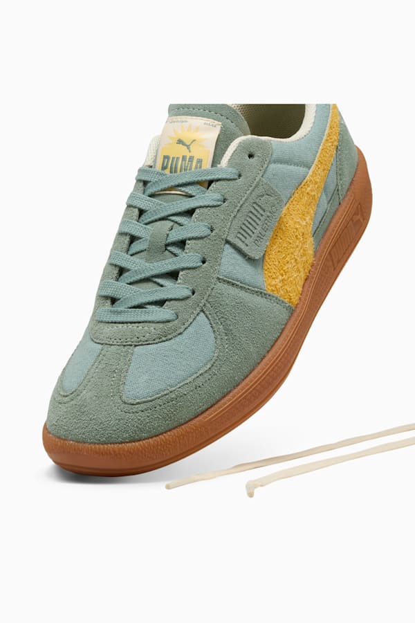 Palermo Weathered Sneakers Unisex, Green Moon-Sunny Yellow, extralarge