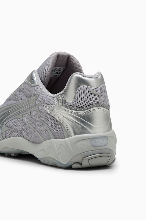 Inhale Metallic Sneakers Unisex, Glacial Gray- Team Silver, extralarge