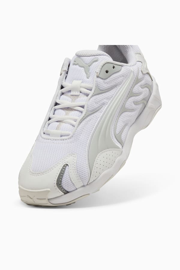 Inhale Core Sneakers Youth, PUMA White-Feather Gray, extralarge