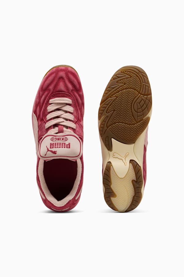 KING Indoor The NeverWorn V Sneakers Unisex, Dark Crimson-Rose Quartz, extralarge