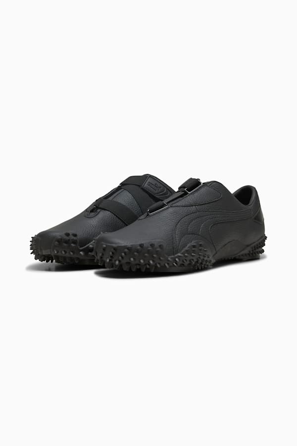 Mostro Leather Sneakers Unisex, PUMA Black, extralarge