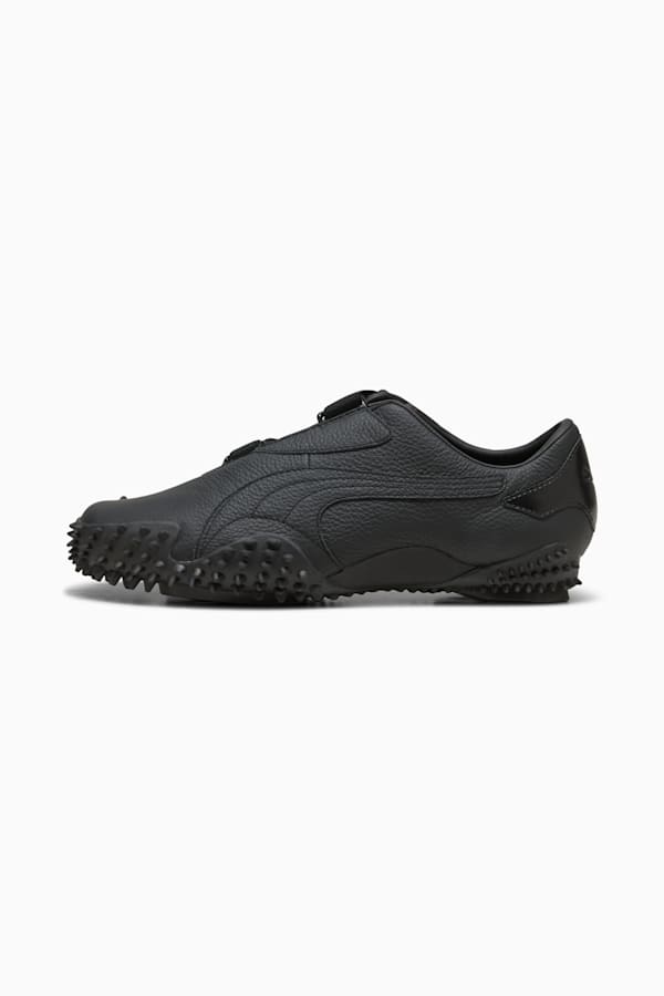 Mostro Leather Sneakers Unisex, PUMA Black, extralarge