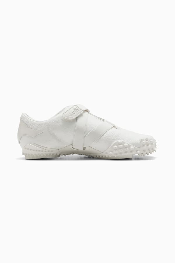 Mostro Leather Sneakers Unisex, Frosted Ivory, extralarge
