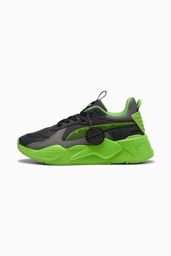 PUMA x TMNT RS-X Sneakers Youth, PUMA Black-Leafy Green, extralarge