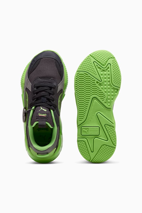 PUMA x TMNT RS-X Sneakers Youth, PUMA Black-Leafy Green, extralarge