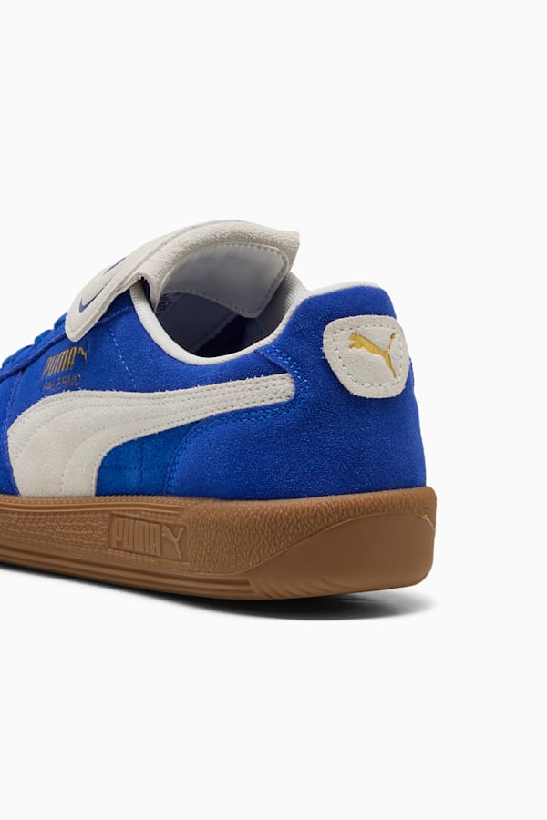 Palermo PREMIUM Suede Sneakers Unisex, Vivid Blue-Warm White, extralarge