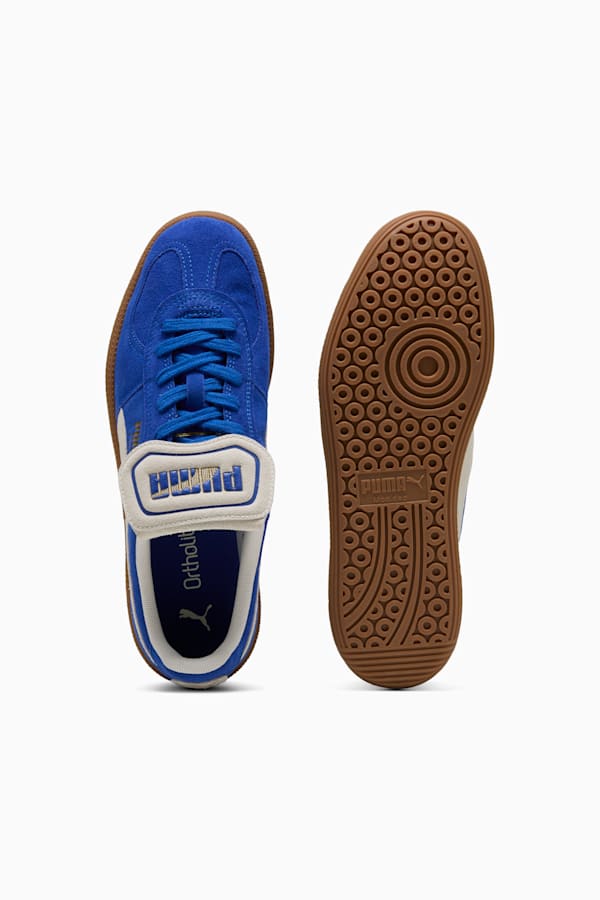 Palermo PREMIUM Suede Sneakers Unisex, Vivid Blue-Warm White, extralarge