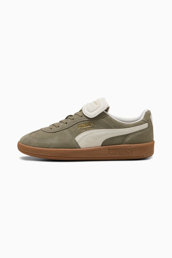 Palermo PREMIUM Suede Sneakers Unisex, Velvet Moss-Warm White, extralarge-GBR