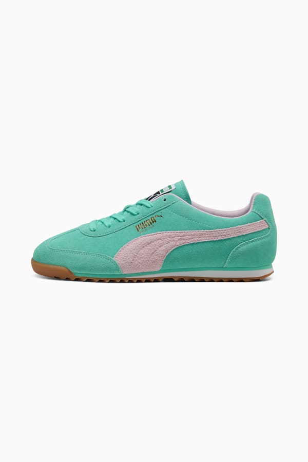 Arizona Suede Sneakers, Aquatic-Rose Mauve, extralarge