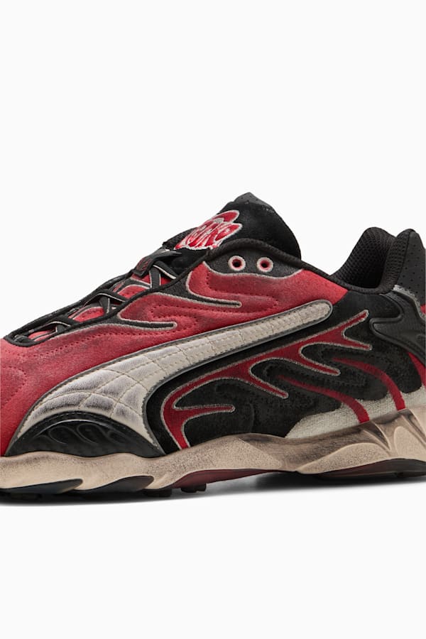 PUMA x A$AP ROCKY Inhale Distressed Sneakers Unisex, PUMA Black-Pop Red, extralarge
