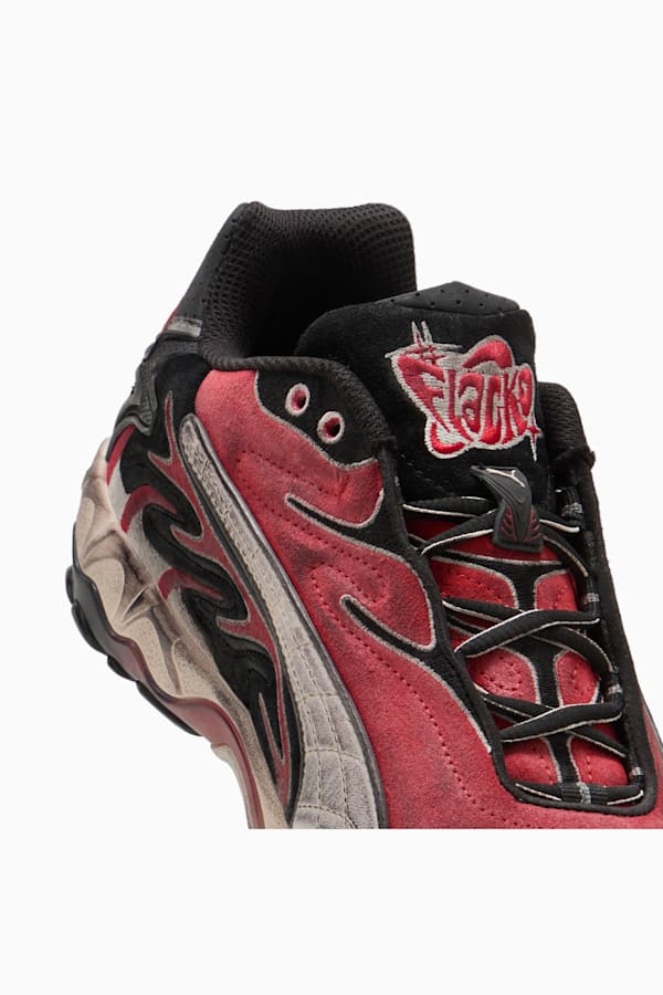 PUMA x A$AP ROCKY Inhale Distressed Sneakers Unisex, PUMA Black-Pop Red, extralarge